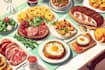do food illustration in my style