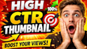 design youtube thumbnail to get more views and high CTR