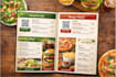 design a professional qr menu and table sign