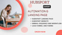 setup and optimize hubspot CRM with workflows automation and hubspot landingpage