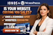 design ionos website ionos ecommerce and redesign wordpress website expert