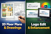 do booth designs, photo editing, logo, graphic design