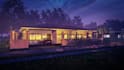 luxury house render cinematic visualization