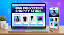 create a high converting shopify dropshipping store design or shopify website