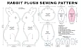 create custom plush toy sewing pattern for stuffed animal, oc or plushie design