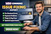 setup woocommerce store payment gateway shipping tax configuration  service