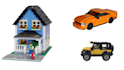 design lego minifigure, cars, bike, toy with XML parts list and printable file