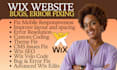 fix wix website issues wix studio bugs wix fix broken links fix layout issues