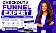 optimize funnelkit, thrivecart, samcart, checkout pages for higher conversions