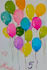 create a custom watercolor ballon illustration with name