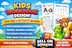 create a kids learning workbook, tracing, and activity book for amazon KDP