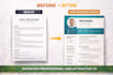 design a professional resume or CV