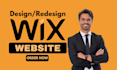 wix website design wix website redesign wix expert modern website