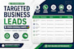 provide b2b USA google maps leads with emails
