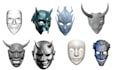 sculpt custom 3d printable cosplay mask stl and props design