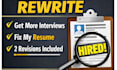 write a simple, effective resume that gets results fast