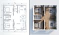 create 2d floor plan, 3d floor plan and architectural cad drawing