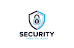 design cyber security crypto software tech logo