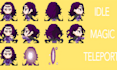 create pixel art 2d spritesheet animation, character for your games and projects