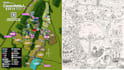 vector map illustration custom map design dnd game map city site map fantasy map