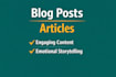 ghostwrite engaging blog posts and articles