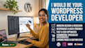 be your wordpress developer to design and redesign wordpress website development