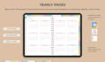 etsy digital planner etsy hyperlinked planner digital planner canva ebook