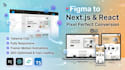 convert figma to nextjs and react with tailwind css
