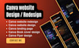 canva landing page canva website design canva website canva