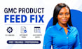 do product feed error fix merchant center suspension fix google shopping ads