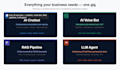 build ai agents, chatbots, voice bots, and llm powered apps