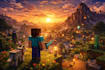 design a catchy minecraft youtube thumbnail and gaming thumbnail