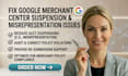 fix google merchant center suspension and misrepresentation fix issues