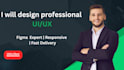design a modren responsive single page website landing page