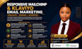design responsive mailchimp and klaviyo for your store