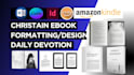 format write design proofread christian ebook daily devotion kdp prayer journal