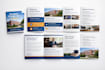 design professional school or educational brochure clean layout