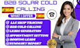 do b2b solar cold calling generate roofing leads set appointments,close sales
