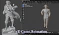 do 3d game character animation 3d rigging unreal engine unity ue5 model cartoon