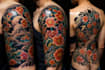 illustrate a tattoo in japanese style