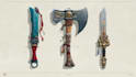 design unique weapons illustrations