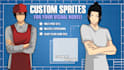 make anime custom sprite