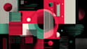 create abstract geometric digital art
