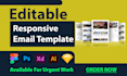 convert figma to responsive HTML email template for mailchimp and klaviyo