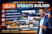 develop website using duda website builder