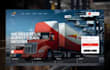 design logistics website, trucking website, cargo website,