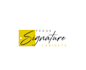 design elegant cursive signature logo