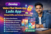 develop voice chat room app ludo app with virtual gifts and group streaming