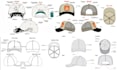 create custom hat trucker, snapback, cap, dad, beanie, bucket hat, tech packs