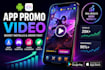 do app promo video for your android and IOS app to gain install game marketing